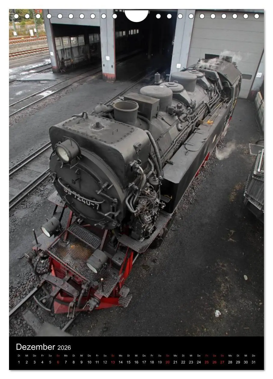 Bild: 9783516488142 | Die Brockenbahn (Wandkalender 2026 DIN A4 hoch), CALVENDO...
