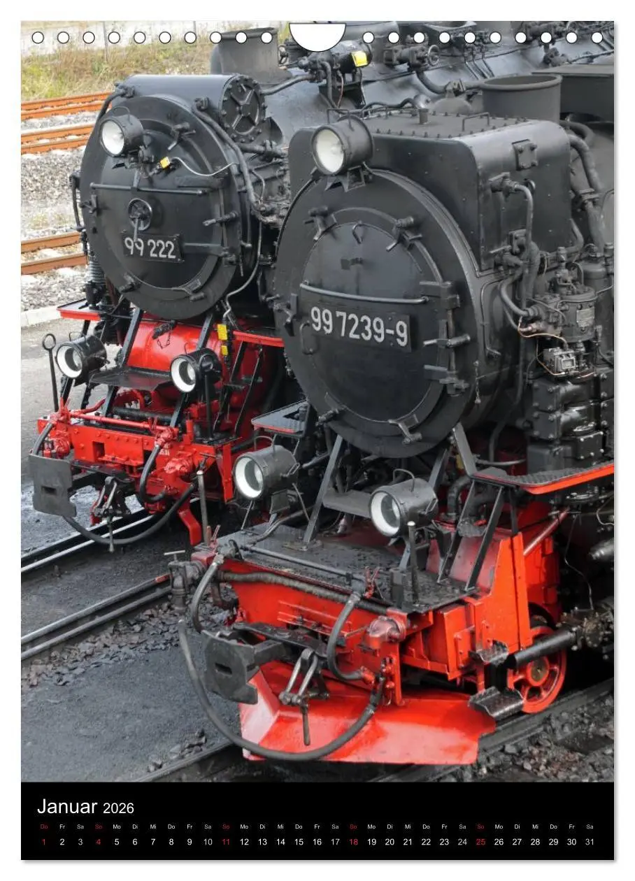Bild: 9783516488142 | Die Brockenbahn (Wandkalender 2026 DIN A4 hoch), CALVENDO...