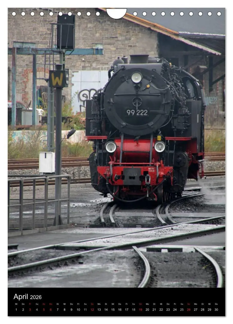 Bild: 9783516488142 | Die Brockenbahn (Wandkalender 2026 DIN A4 hoch), CALVENDO...