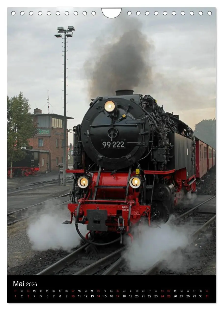 Bild: 9783516488142 | Die Brockenbahn (Wandkalender 2026 DIN A4 hoch), CALVENDO...