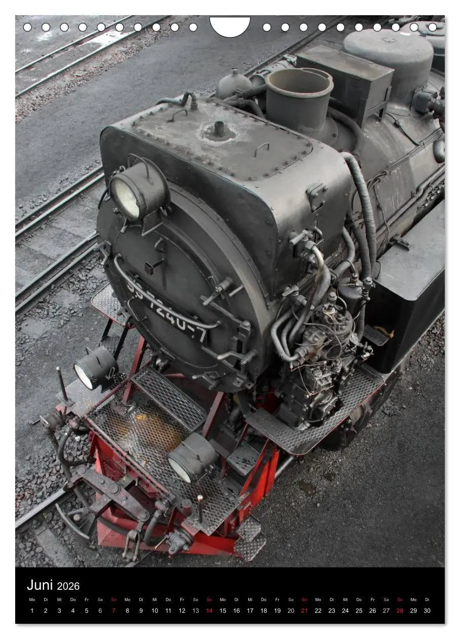 Bild: 9783516488142 | Die Brockenbahn (Wandkalender 2026 DIN A4 hoch), CALVENDO...