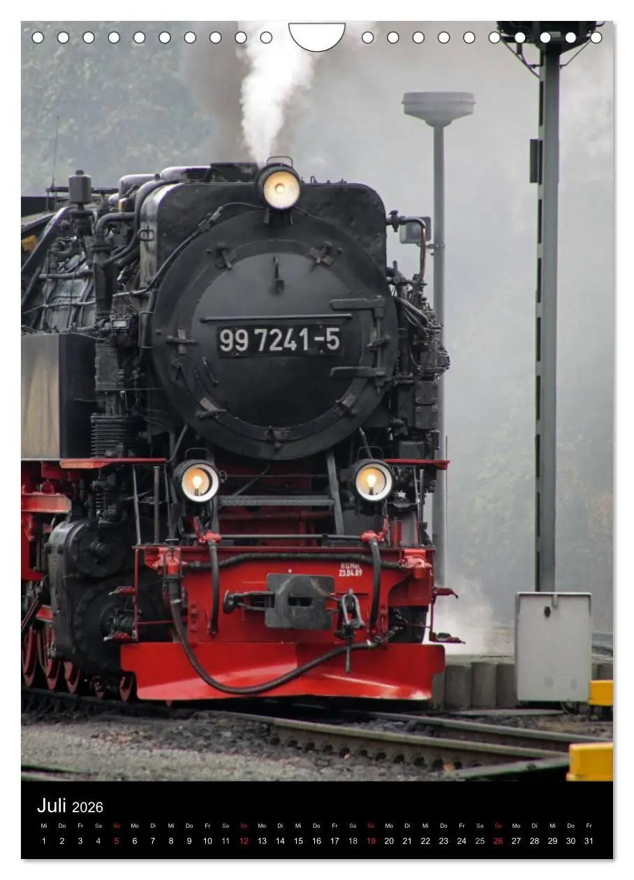 Bild: 9783516488142 | Die Brockenbahn (Wandkalender 2026 DIN A4 hoch), CALVENDO...