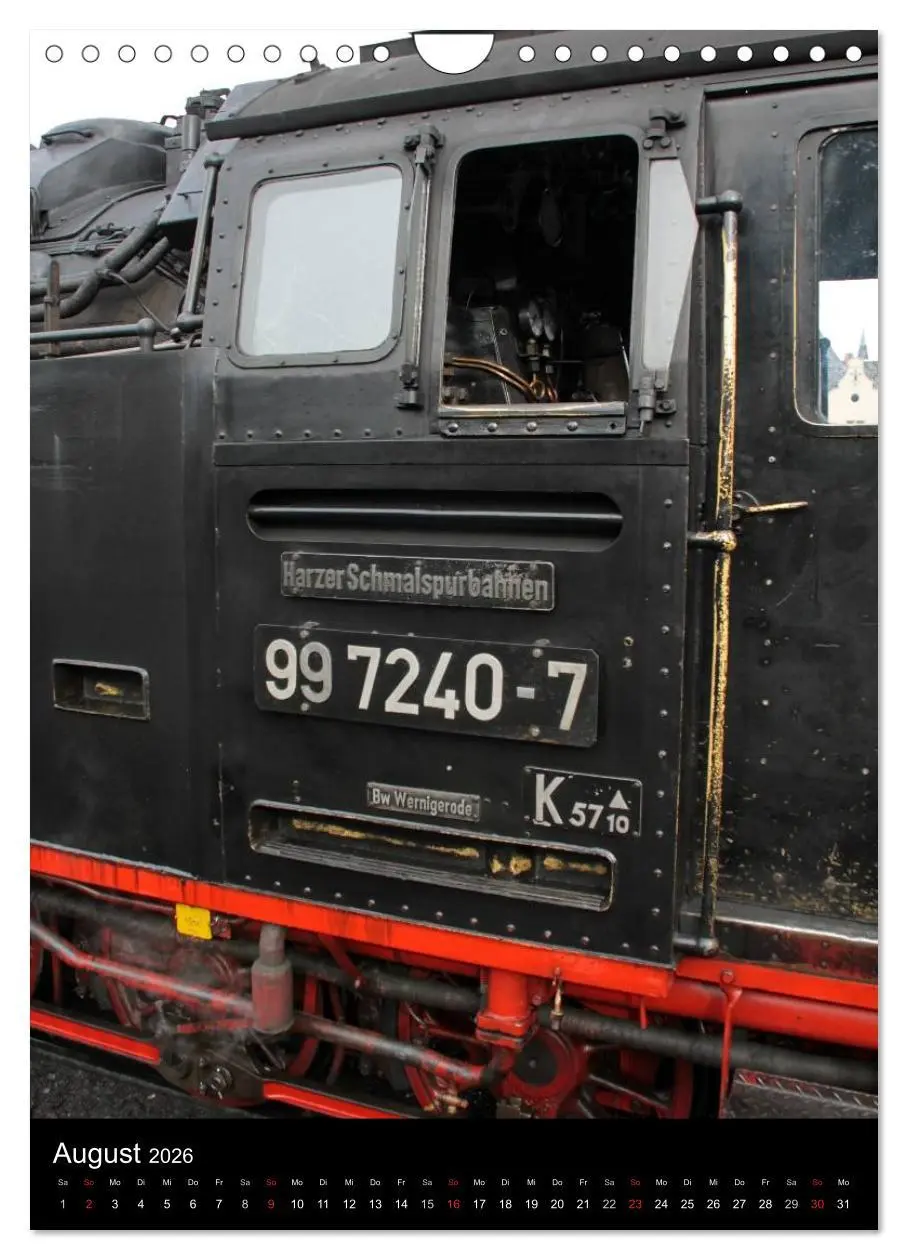Bild: 9783516488142 | Die Brockenbahn (Wandkalender 2026 DIN A4 hoch), CALVENDO...