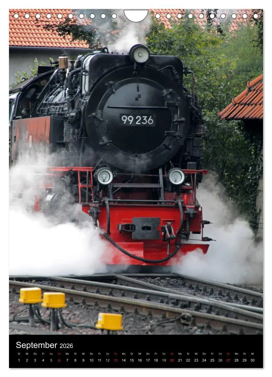 Bild: 9783516488142 | Die Brockenbahn (Wandkalender 2026 DIN A4 hoch), CALVENDO...