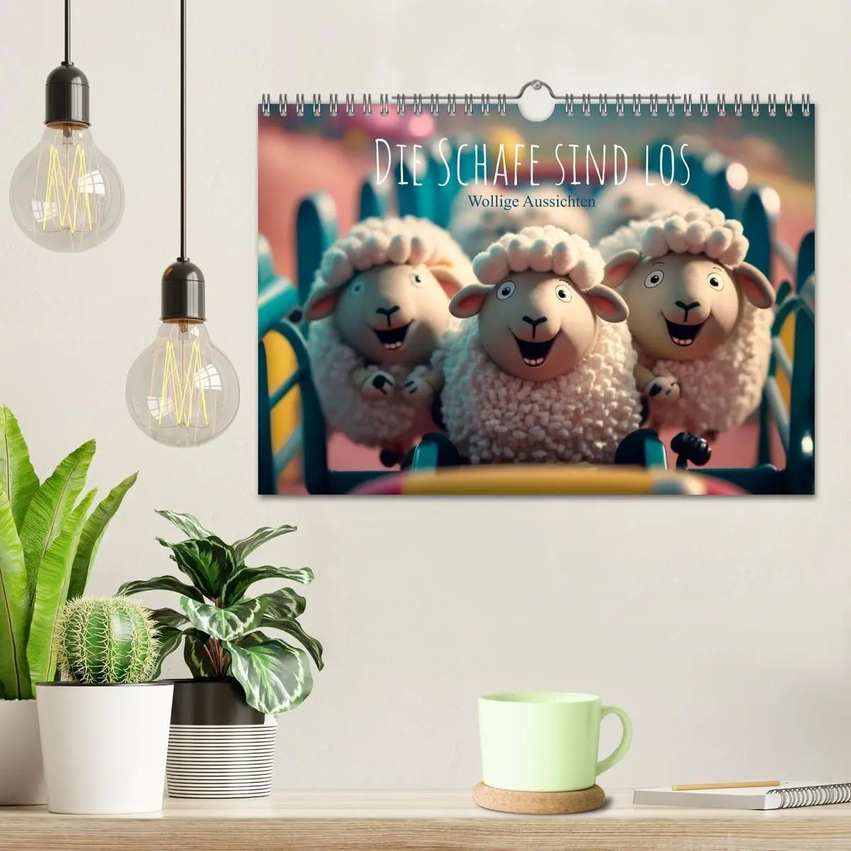 Bild: 9783569338142 | Die Schafe sind los Wollige Aussichten (Wandkalender 2027 DIN A4...