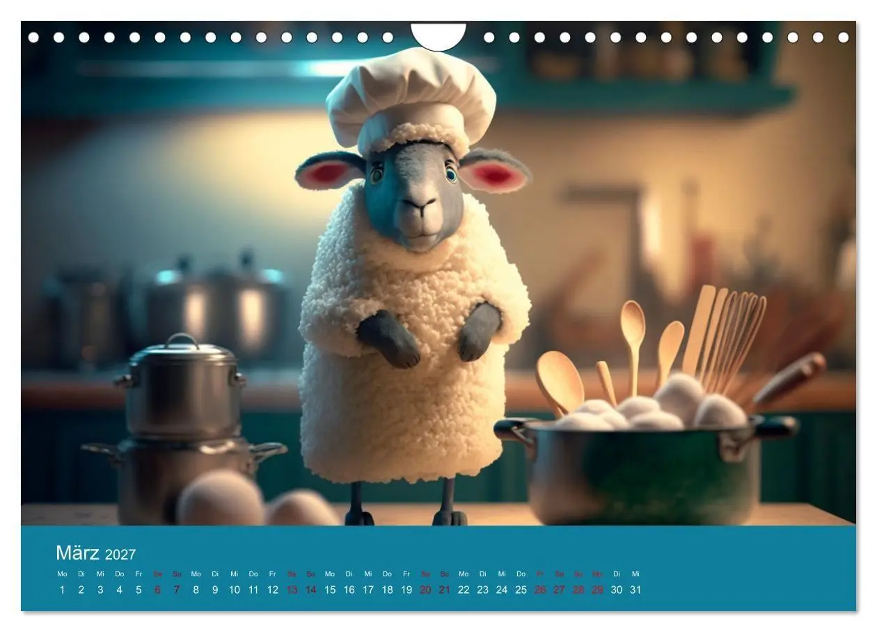 Bild: 9783569338142 | Die Schafe sind los Wollige Aussichten (Wandkalender 2027 DIN A4...