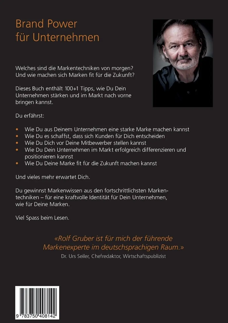 Rückseite: 9783750408142 | 100+1Tipps für eine kraftvolle Identität | Brand Power für Unternehmen