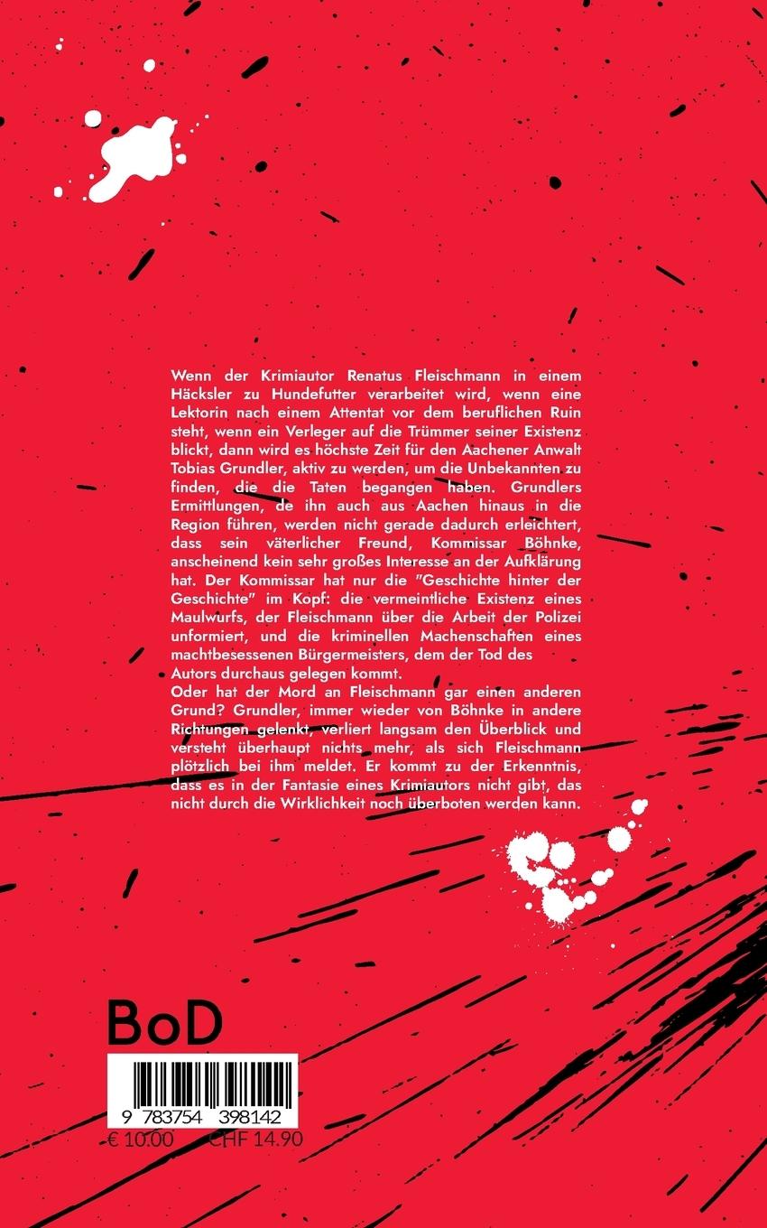 Rückseite: 9783754398142 | Der Grenzgänger | Kriminalroman | Kurt Lehmkuhl | Taschenbuch | 296 S.