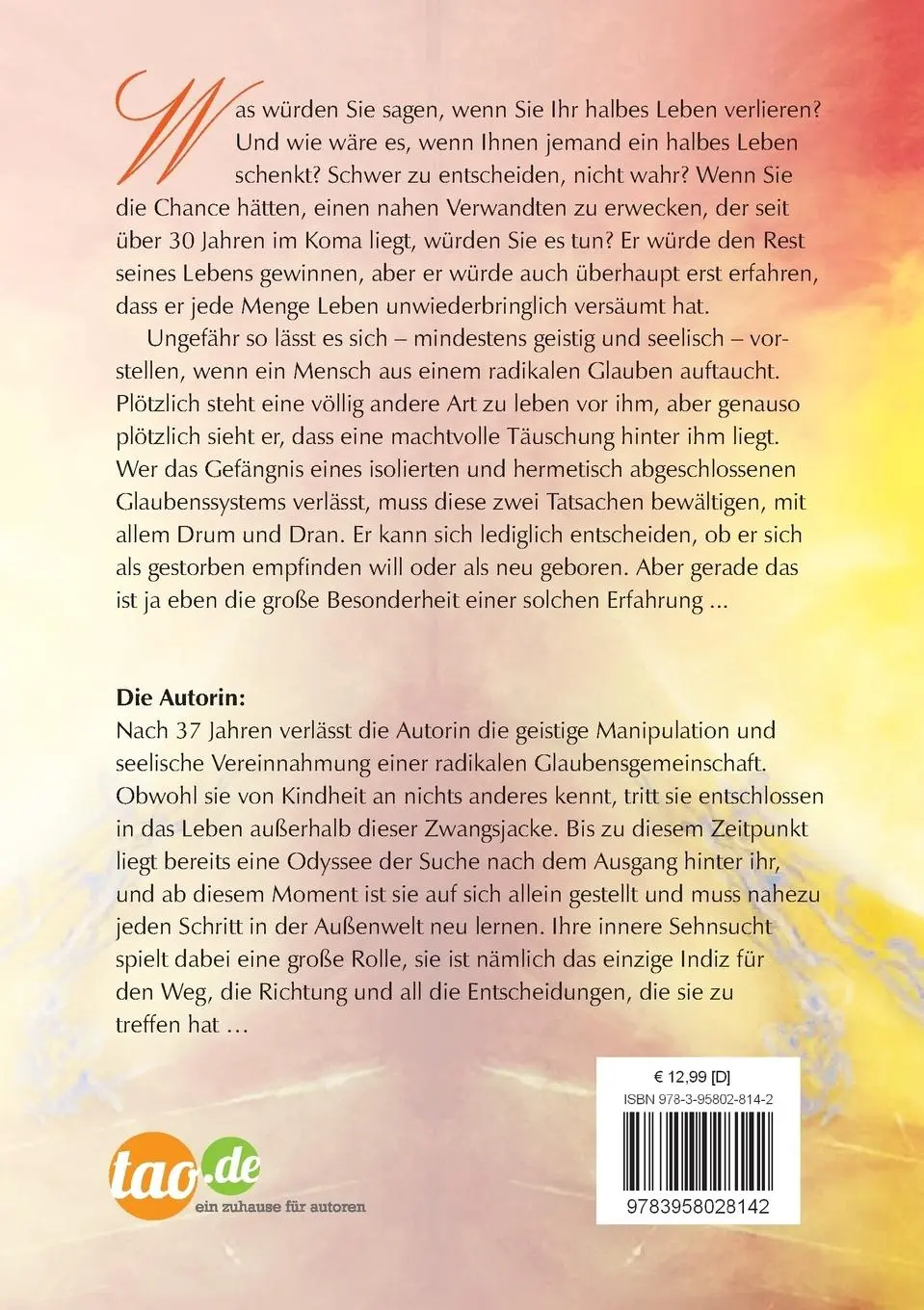Rückseite: 9783958028142 | Gefangen in der Freiheit | Ana Lorena | Taschenbuch | 264 S. | Deutsch