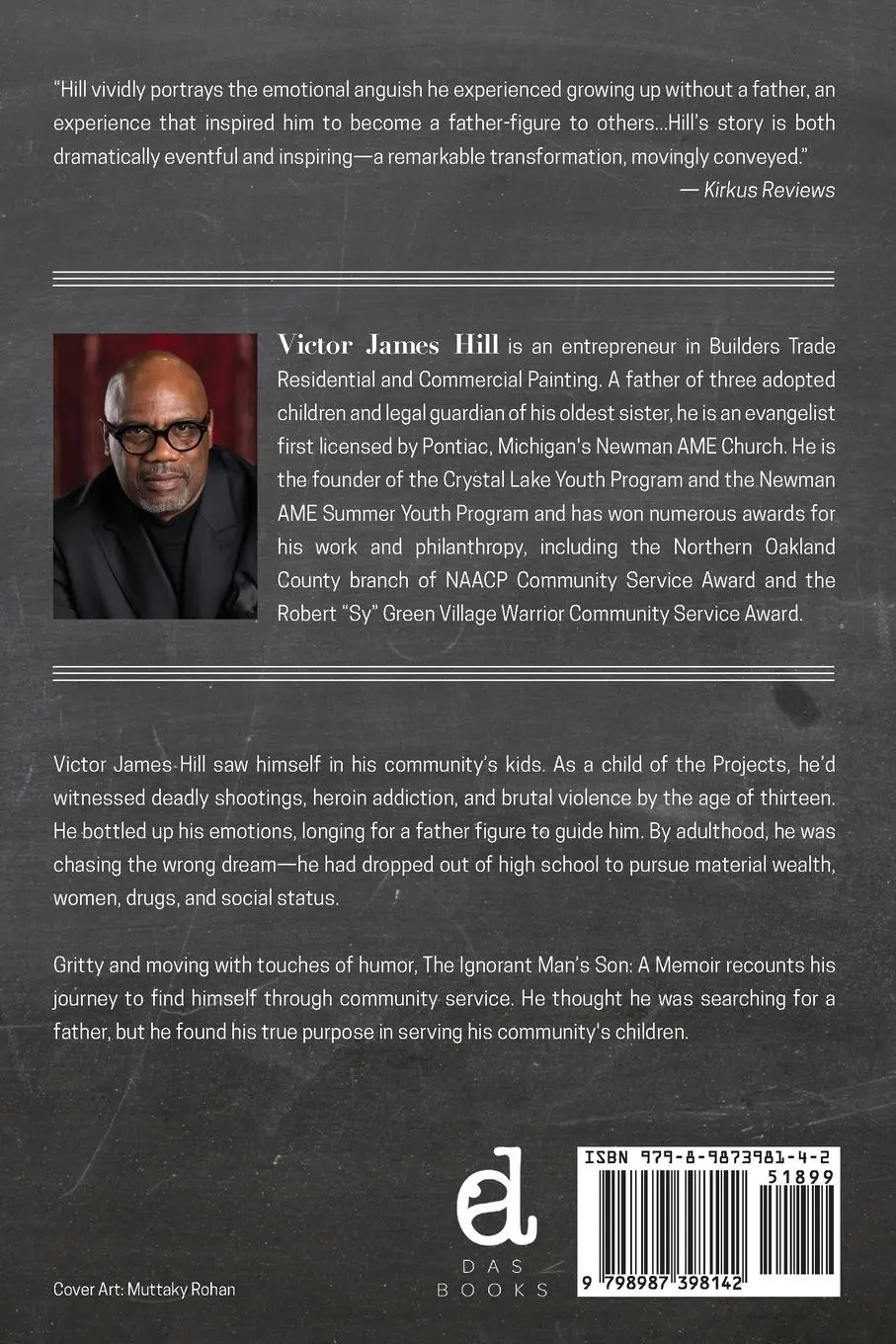 Rückseite: 9798987398142 | Ignorant Man's Son | A Memoir | Victor James Hill | Taschenbuch | 2023
