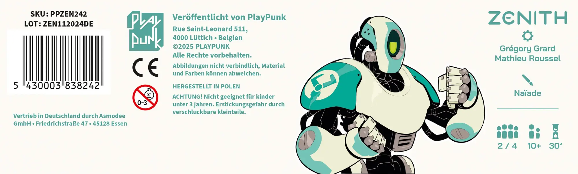 Bild: 5430003838242 | Zenith | Gregory Grad (u. a.) | Spiel | PPUD0003 | Deutsch | 2025