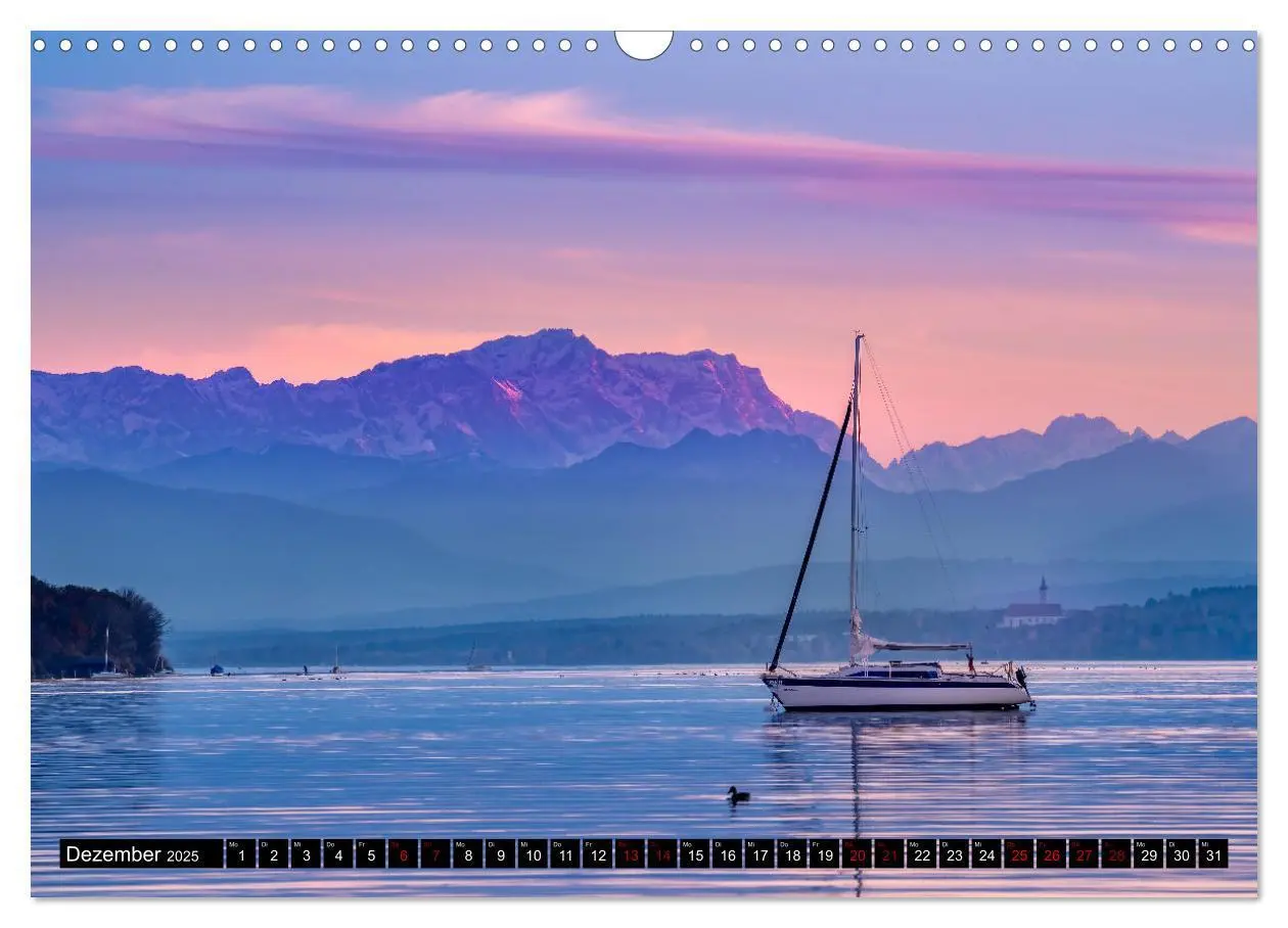 Bild: 9783383968242 | Lichtbilder vom Ammersee (Wandkalender 2025 DIN A3 quer), CALVENDO...