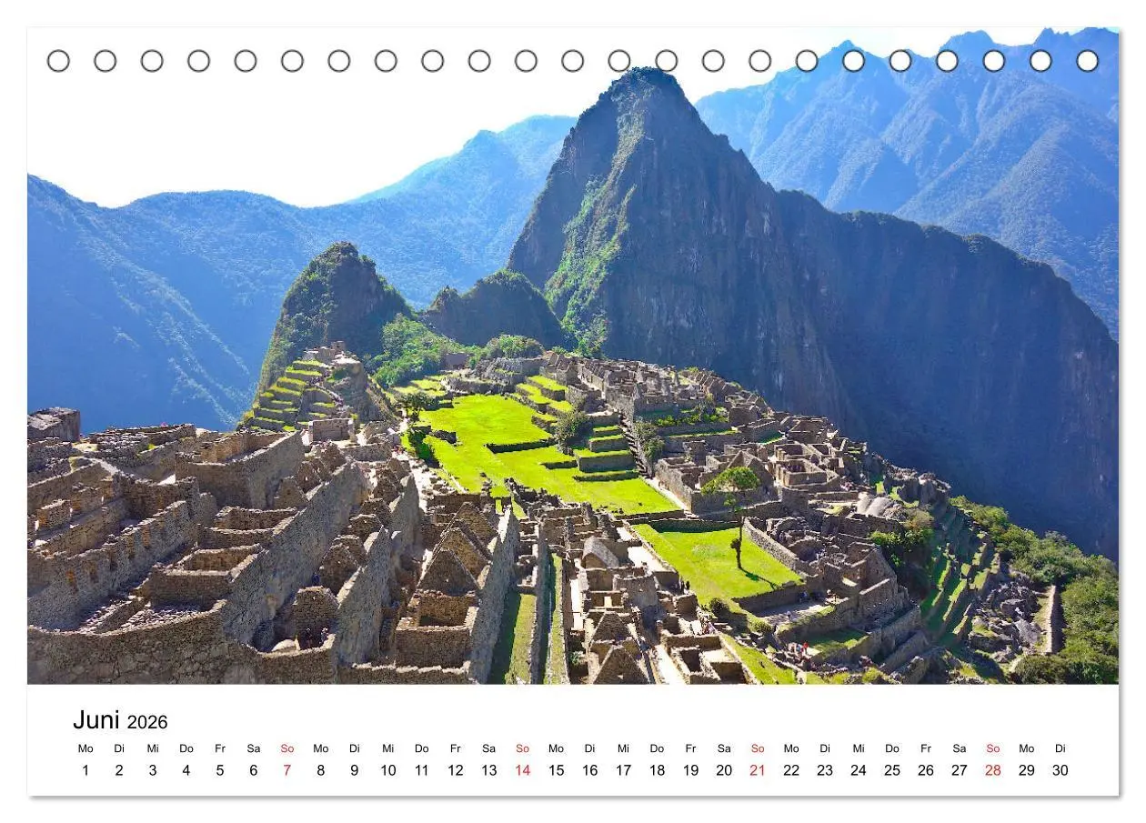 Bild: 9783457528242 | Südamerika - Vom Reich der Inka bis nach Patagonien (Tischkalender...
