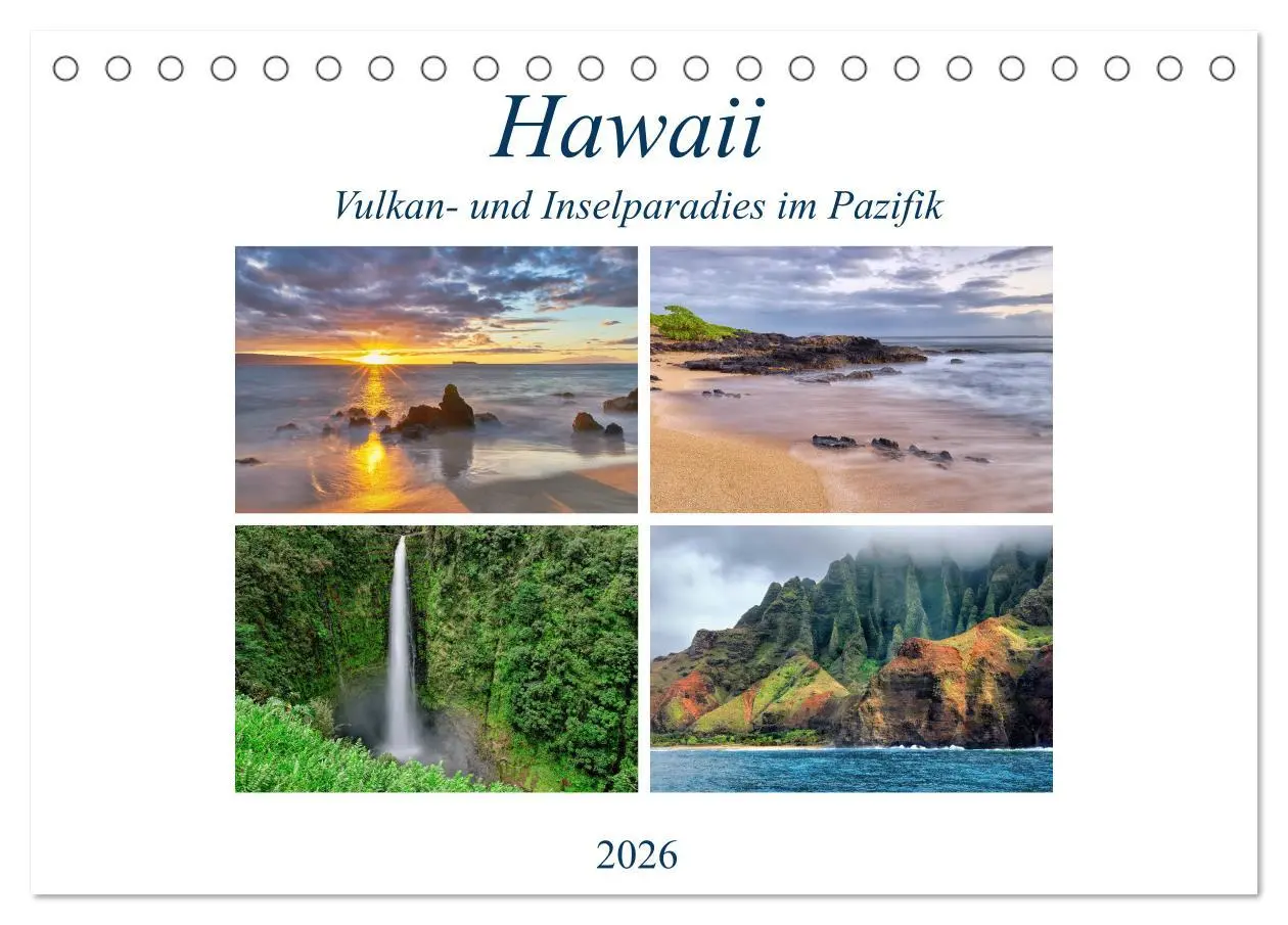 Cover: 9783457768242 | Hawaii - Vulkan- und Inselparadies im Pazifik (Tischkalender 2026...