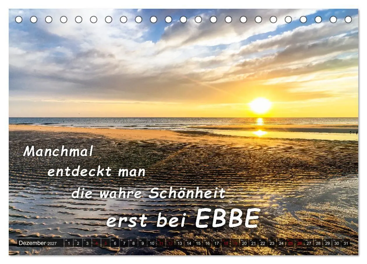 Bild: 9783569498242 | Sehnsucht zum Meer (Tischkalender 2027 DIN A5 quer), CALVENDO...