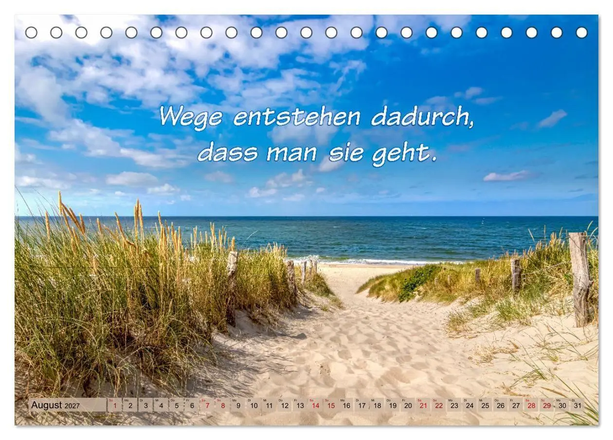 Bild: 9783569498242 | Sehnsucht zum Meer (Tischkalender 2027 DIN A5 quer), CALVENDO...