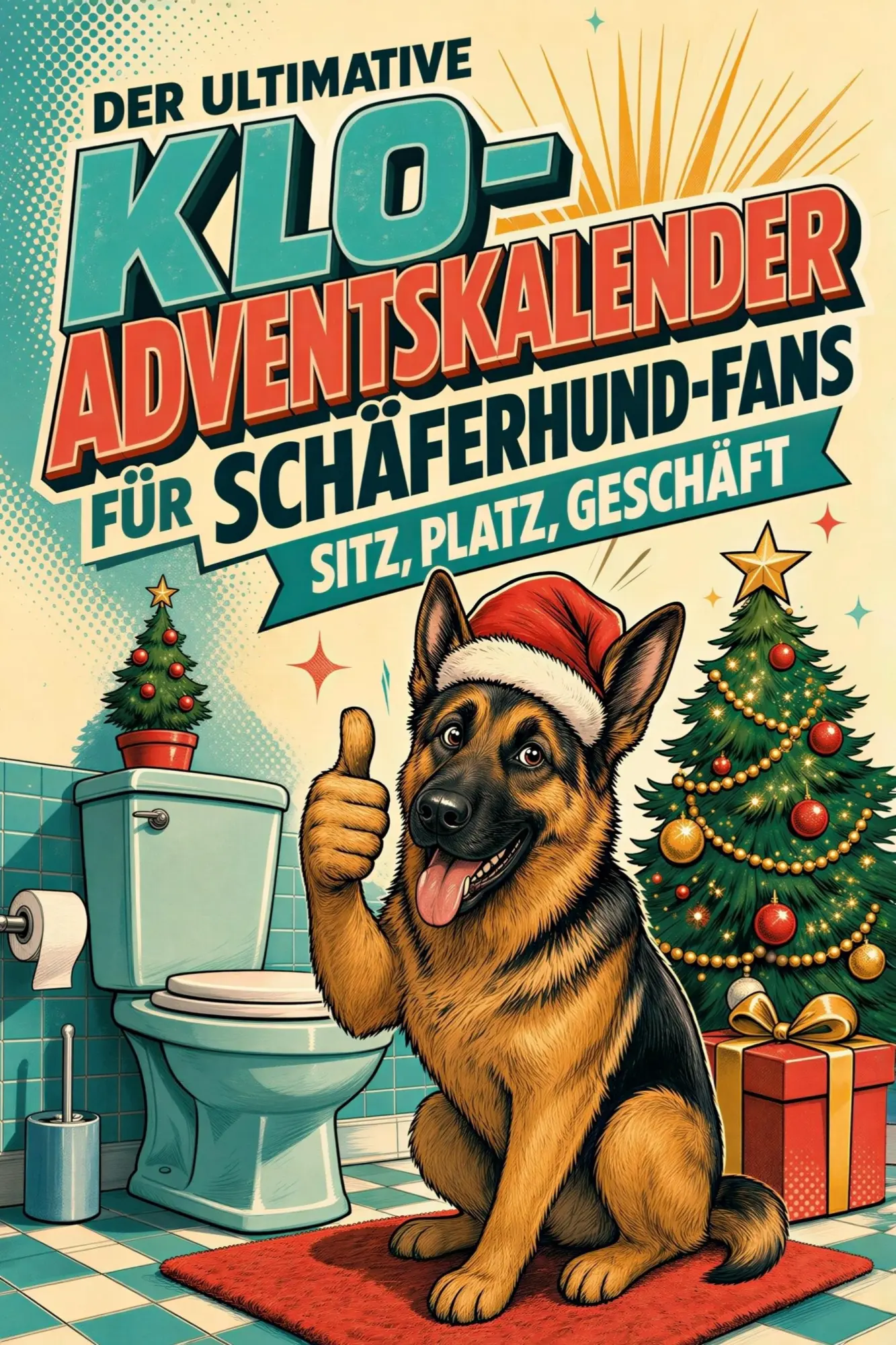 Cover: 9783696118242 | Der ultimative Klo-Adventskalender für Schäferhund-Fans | Schröder