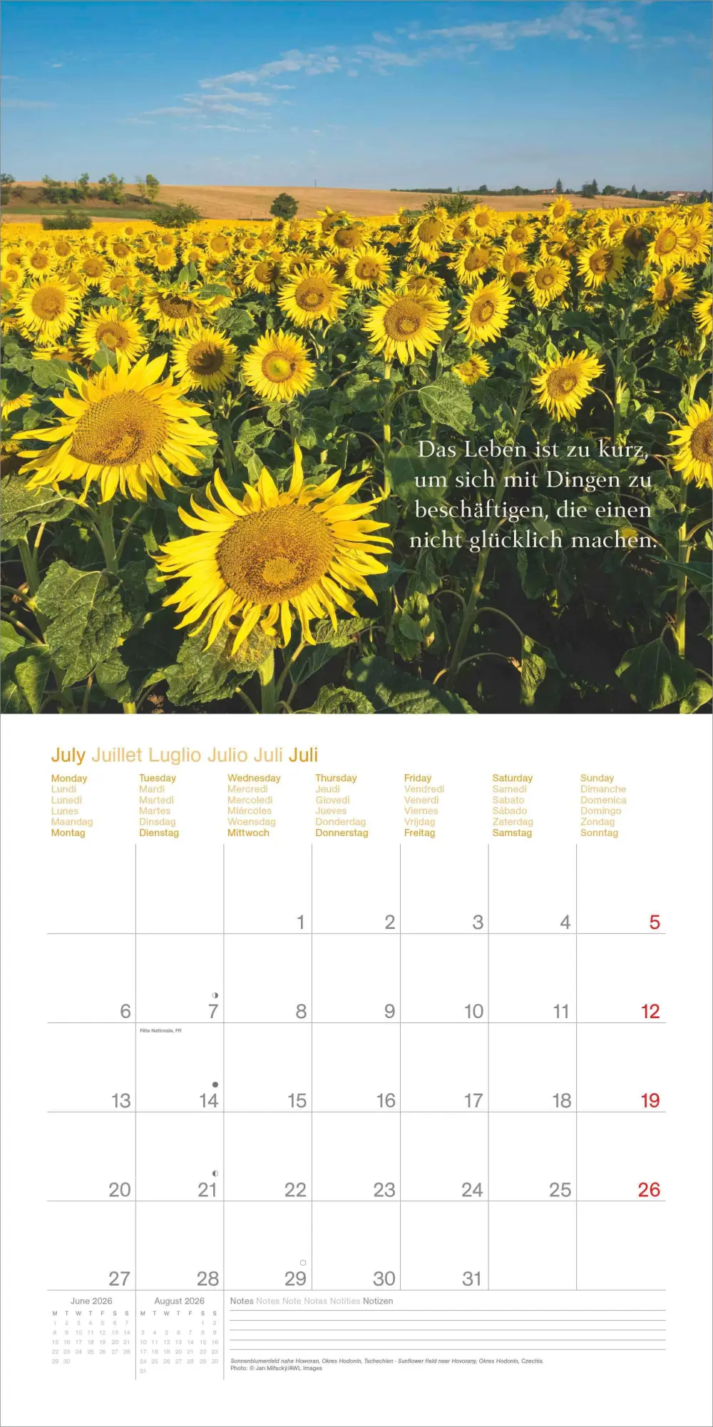 Bild: 4069095008342 | Augenblicke für Dich - Broschürenkalender im Format 30 x 30 | Kalender
