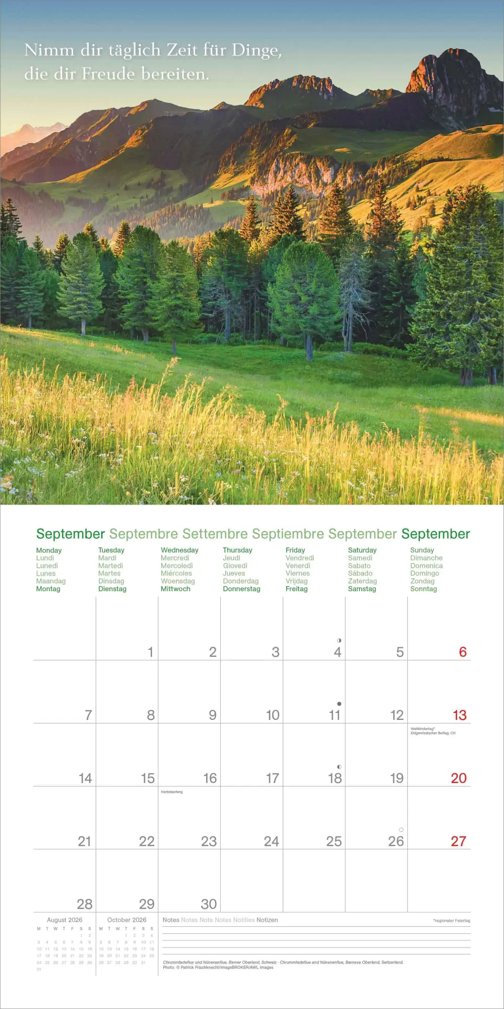 Bild: 4069095008342 | Augenblicke für Dich - Broschürenkalender im Format 30 x 30 | Kalender