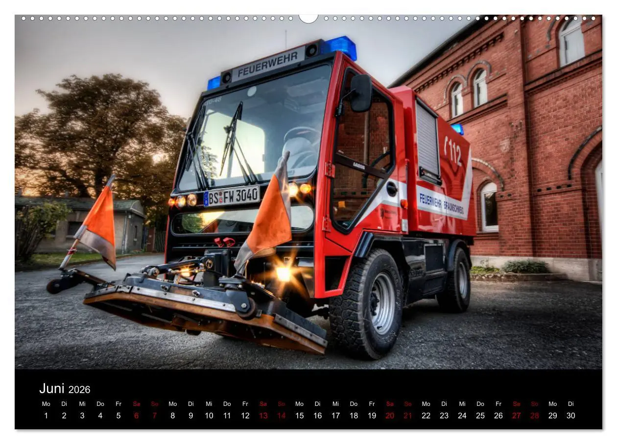 Bild: 9783457758342 | Berufsfeuerwehr Braunschweig (hochwertiger Premium Wandkalender...