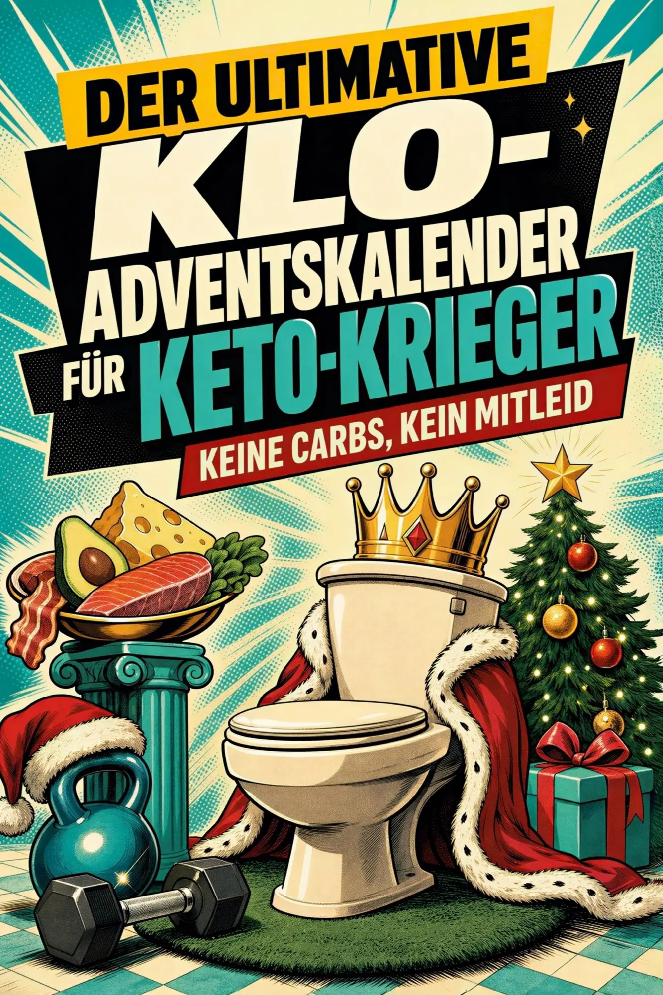 Cover: 9783696108342 | Der ultimative Klo-Adventskalender für Keto-Krieger | Anton Hofmann