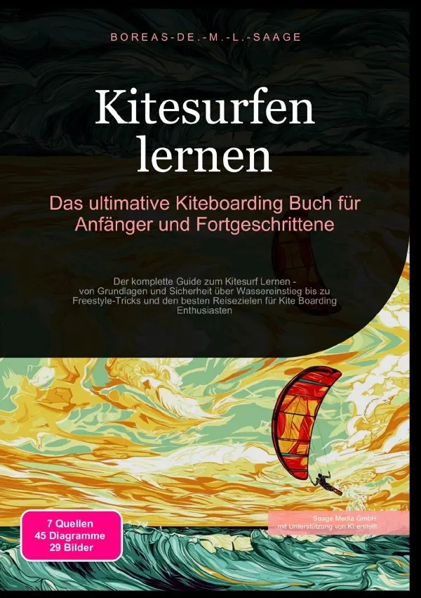 Cover: 9783819718342 | Kitesurfen lernen: Das ultimative Kiteboarding Buch für Anfänger...