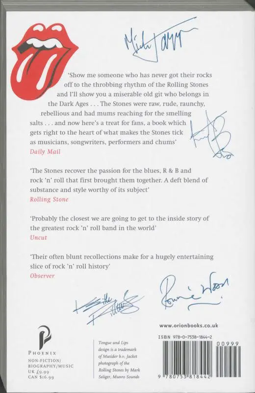 Rückseite: 9780753818442 | According to The Rolling Stones | Mick Jagger (u. a.) | Taschenbuch