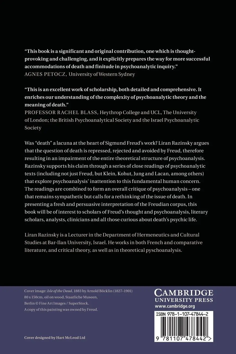Rückseite: 9781107478442 | Freud, Psychoanalysis and Death | Liran Razinsky | Taschenbuch | 2014