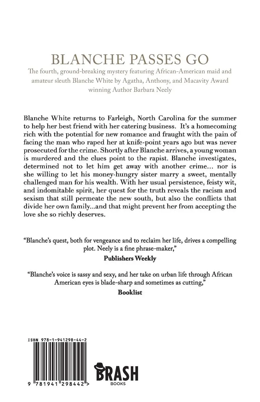 Rückseite: 9781941298442 | Blanche Passes Go | A Blanche White Mystery | Barbara Neely | Buch