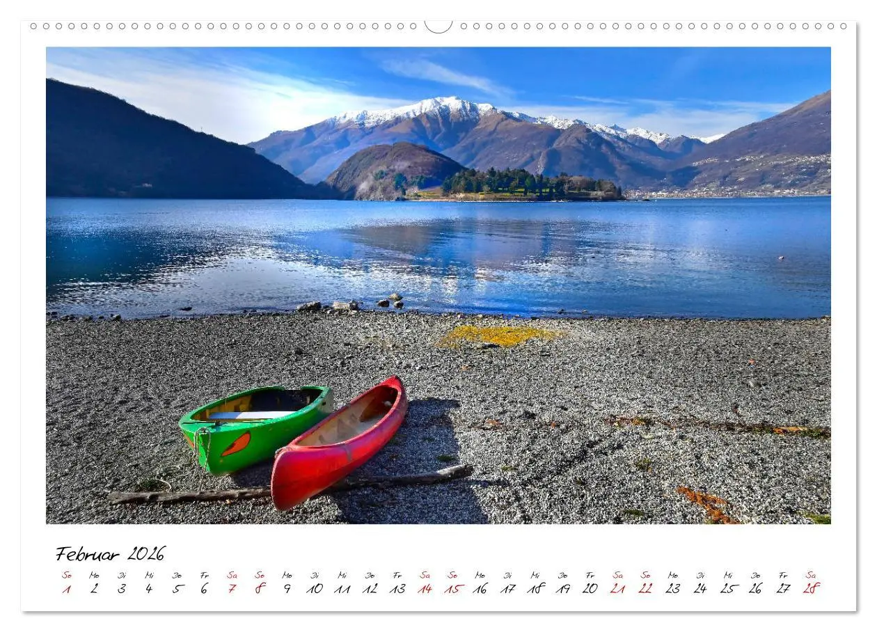 Bild: 9783457678442 | Der schöne Norden des Lago di Como (Wandkalender 2026 DIN A2 quer),...