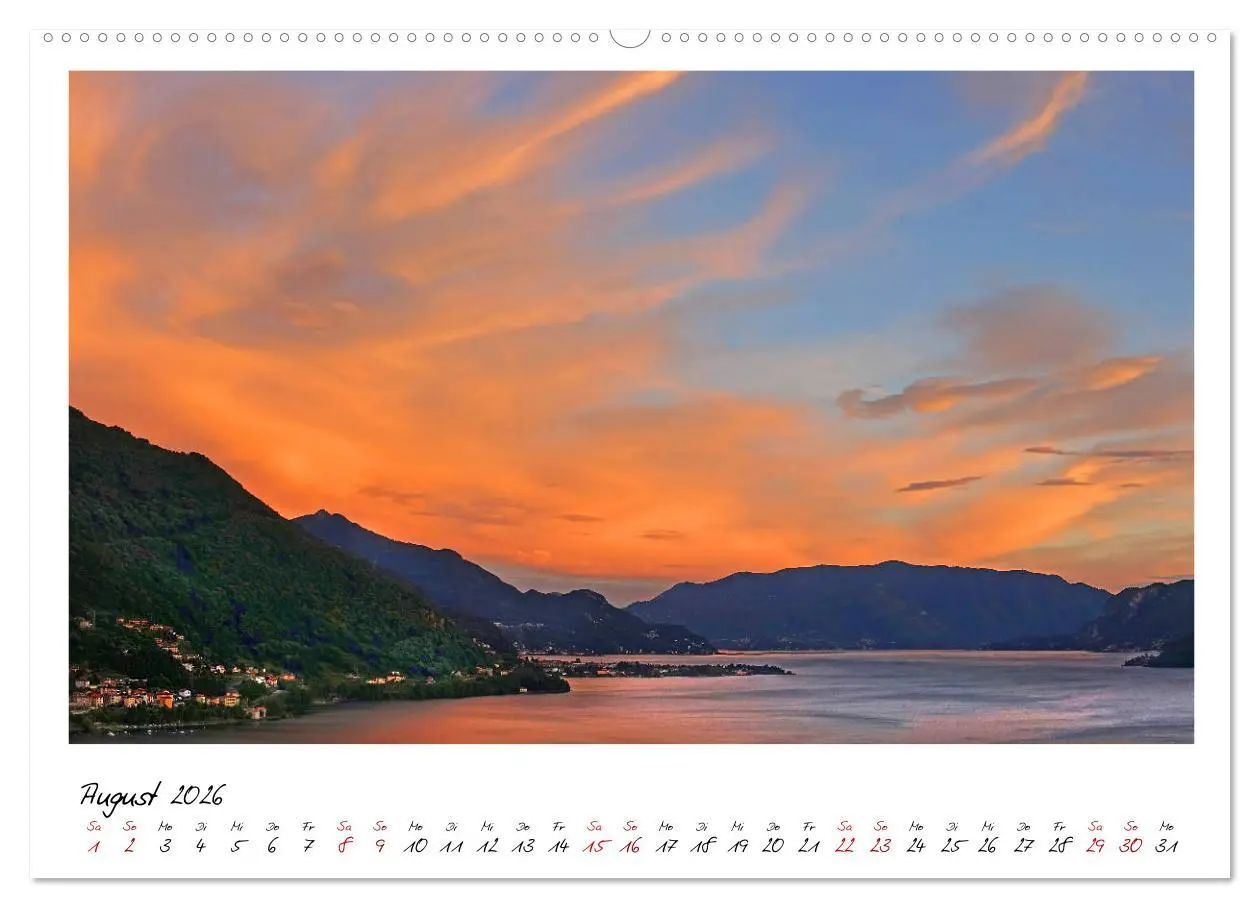 Bild: 9783457678442 | Der schöne Norden des Lago di Como (Wandkalender 2026 DIN A2 quer),...