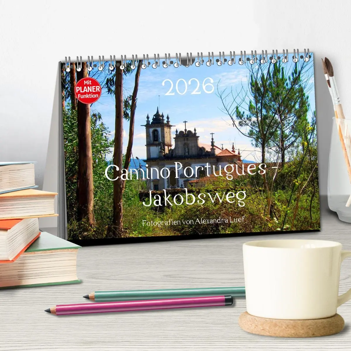 Bild: 9783457988442 | Camino Portugues - Jakobsweg (Tischkalender 2026 DIN A5 quer),...