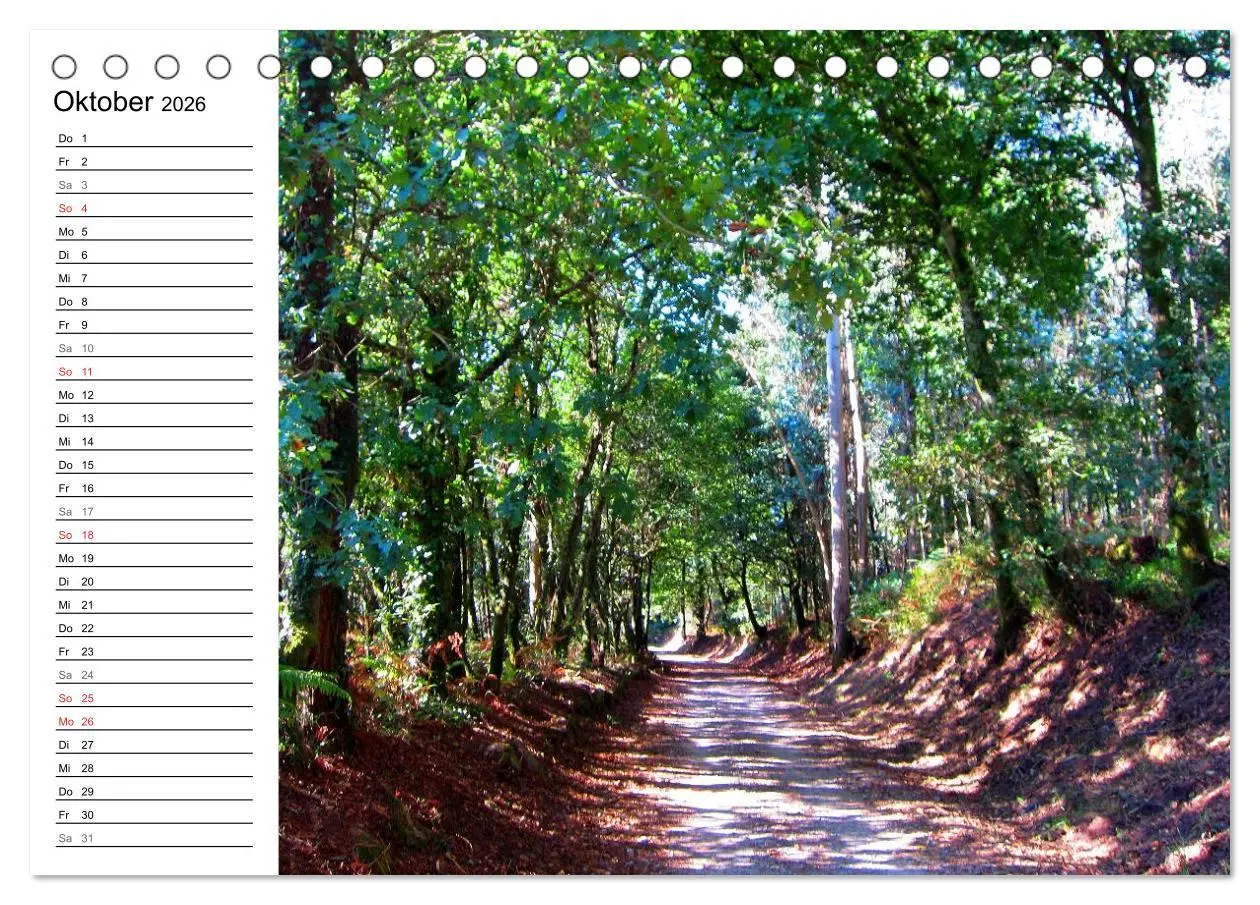 Bild: 9783457988442 | Camino Portugues - Jakobsweg (Tischkalender 2026 DIN A5 quer),...