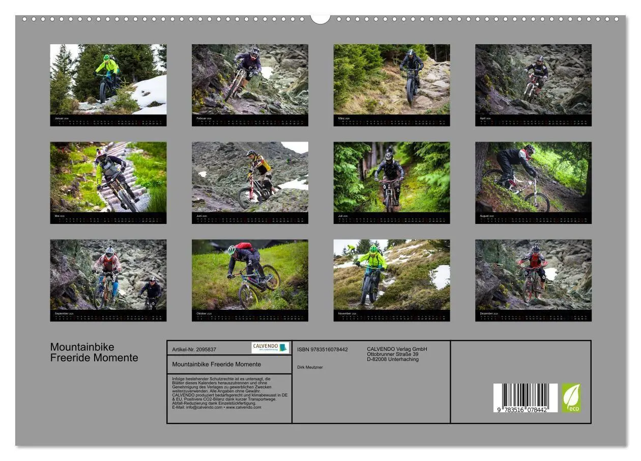 Bild: 9783516078442 | Mountainbike Freeride Momente (hochwertiger Premium Wandkalender...