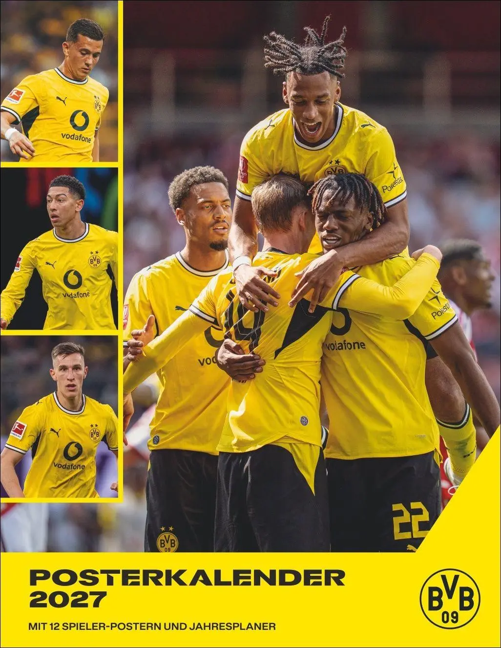 Cover: 9783756418442 | BVB Posterkalender 2027 | Heye | Kalender | Bundesliga Kalender Heye