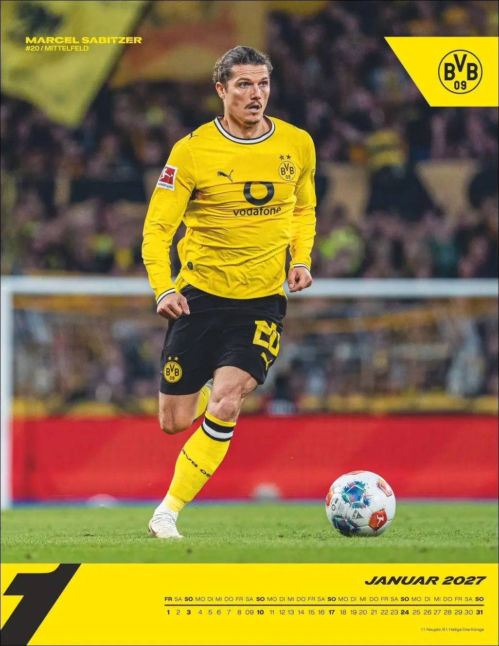 Bild: 9783756418442 | BVB Posterkalender 2027 | Heye | Kalender | Bundesliga Kalender Heye