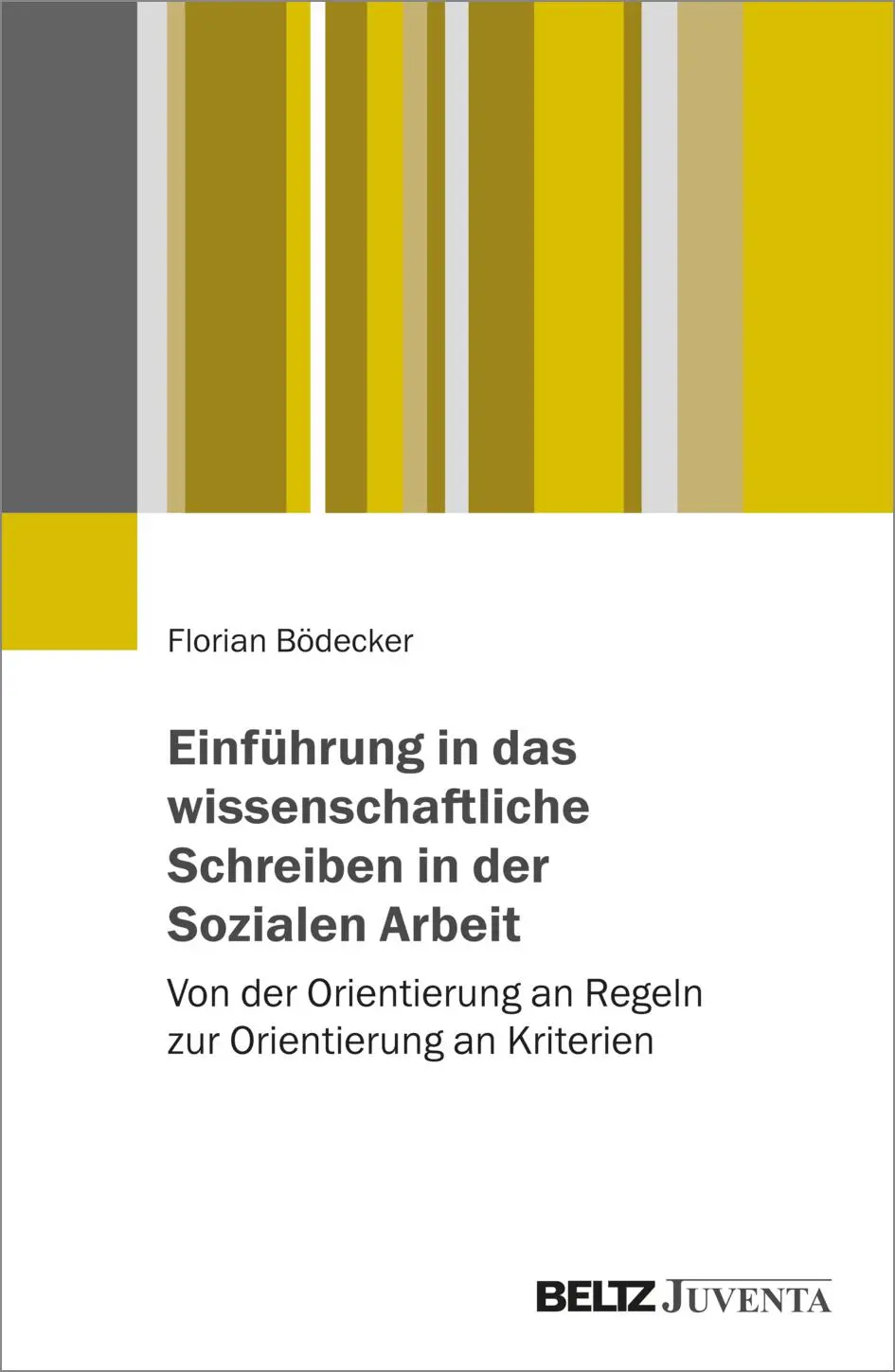 Cover: 9783779978442 | Einführung in das wissenschaftliche Schreiben in der Sozialen Arbeit