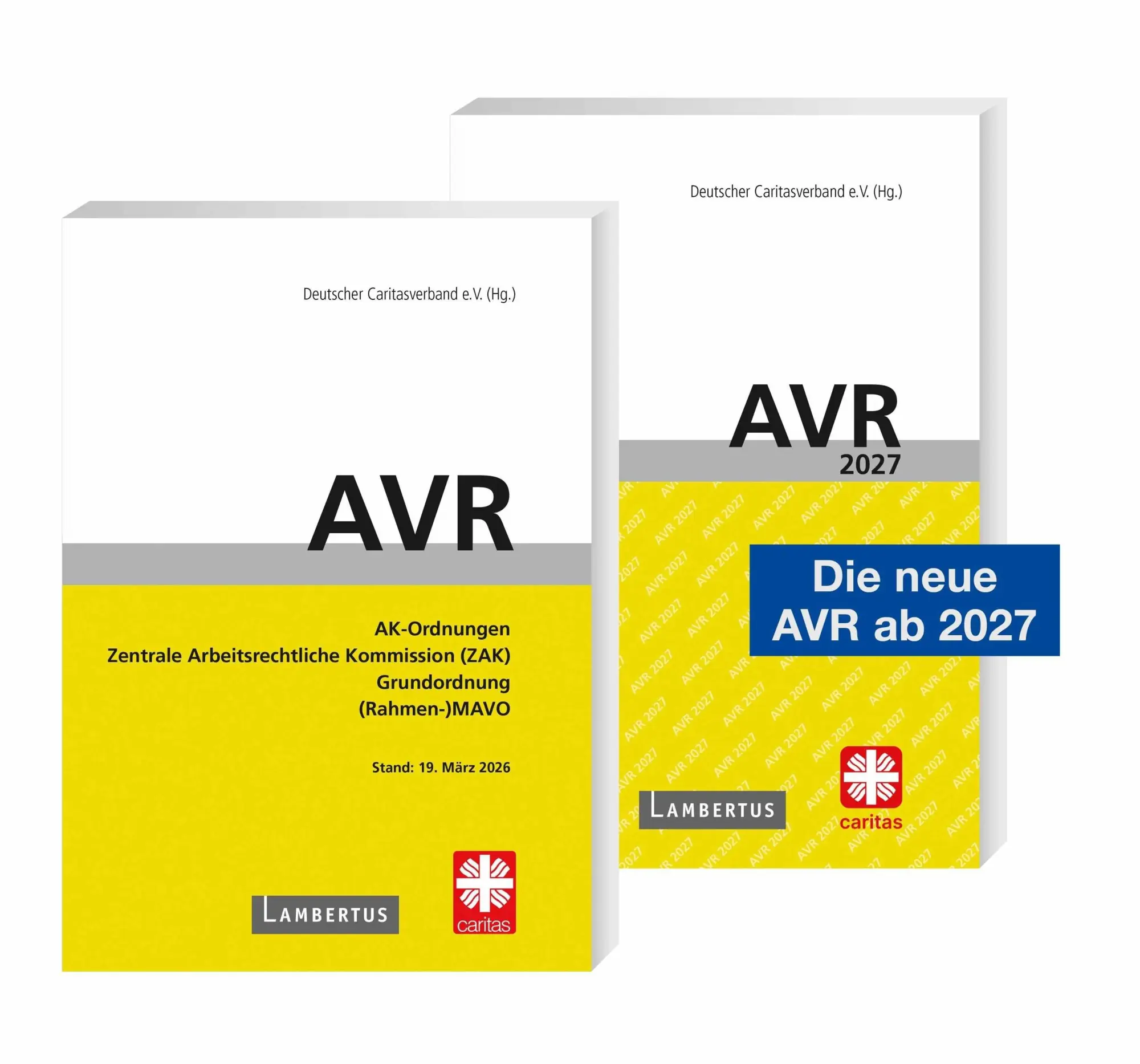 Cover: 9783784138442 | Paket AVR Buchausgabe 2026 + AVR 2027 | Deutscher Caritasverband