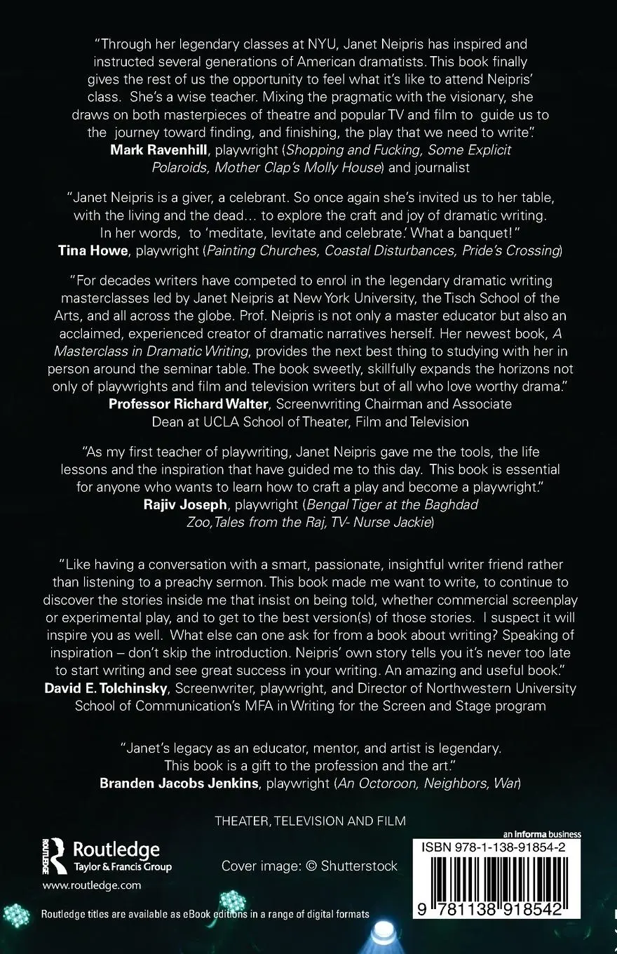 Rückseite: 9781138918542 | A Masterclass in Dramatic Writing | Theater, Film, and Television