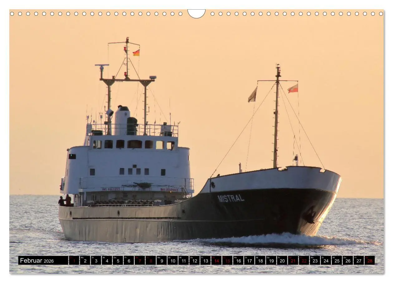 Bild: 9783457598542 | Shipspotting Travemünde (Wandkalender 2026 DIN A3 quer), CALVENDO...