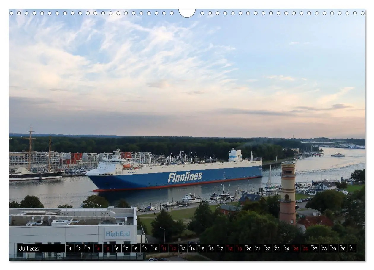 Bild: 9783457598542 | Shipspotting Travemünde (Wandkalender 2026 DIN A3 quer), CALVENDO...