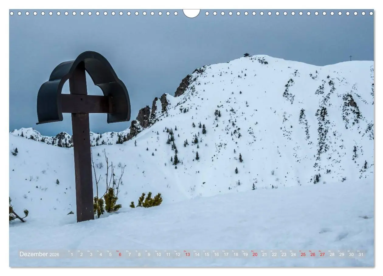 Bild: 9783457978542 | Gipfelkreuze auf bayerischen Bergen (Wandkalender 2026 DIN A3...