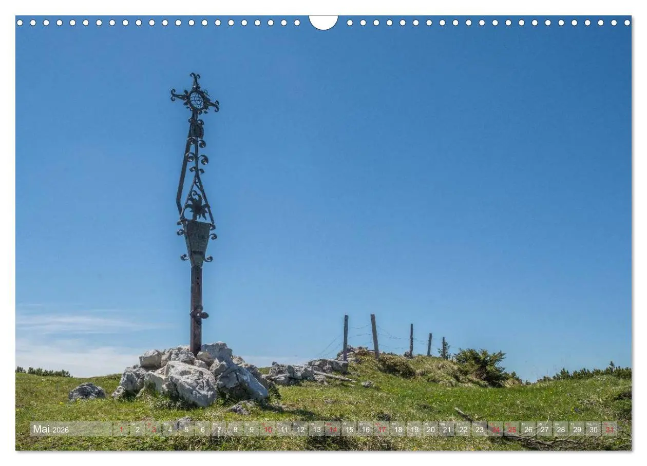 Bild: 9783457978542 | Gipfelkreuze auf bayerischen Bergen (Wandkalender 2026 DIN A3...