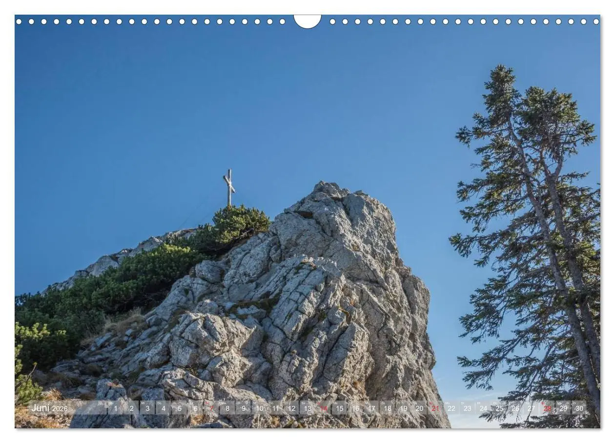 Bild: 9783457978542 | Gipfelkreuze auf bayerischen Bergen (Wandkalender 2026 DIN A3...
