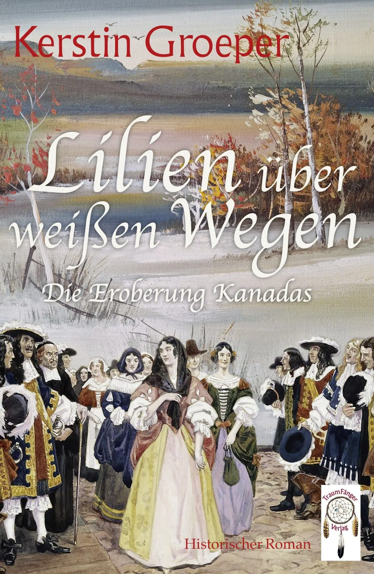 Lilien über weißen Wegen