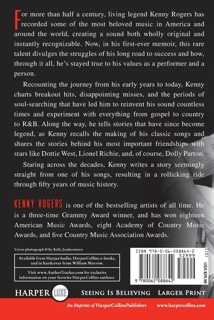 Rückseite: 9780062088642 | Luck or Something Like It LP | Kenny Rogers | Taschenbuch | Englisch
