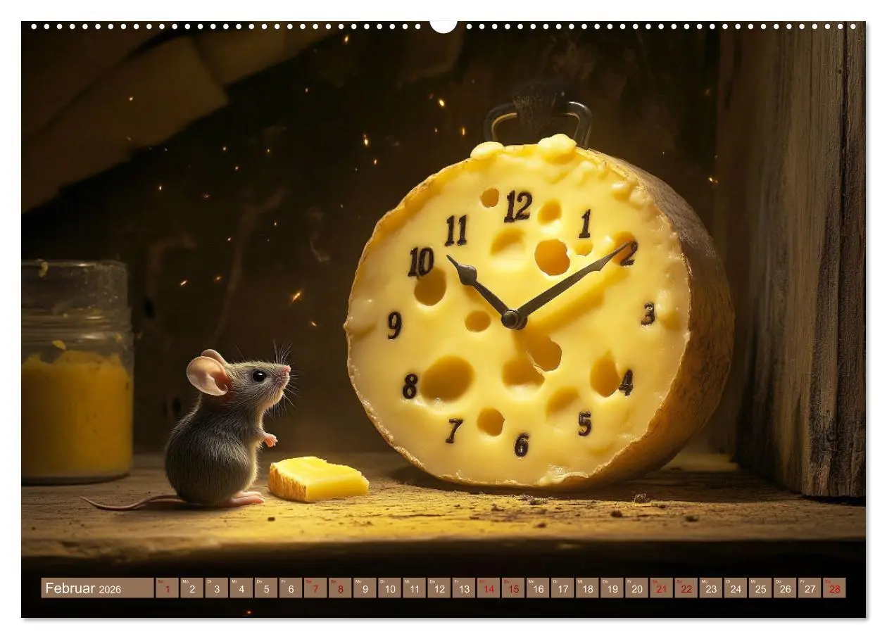 Bild: 9783457278642 | Mäuse würden Käse kaufen (hochwertiger Premium Wandkalender 2026...