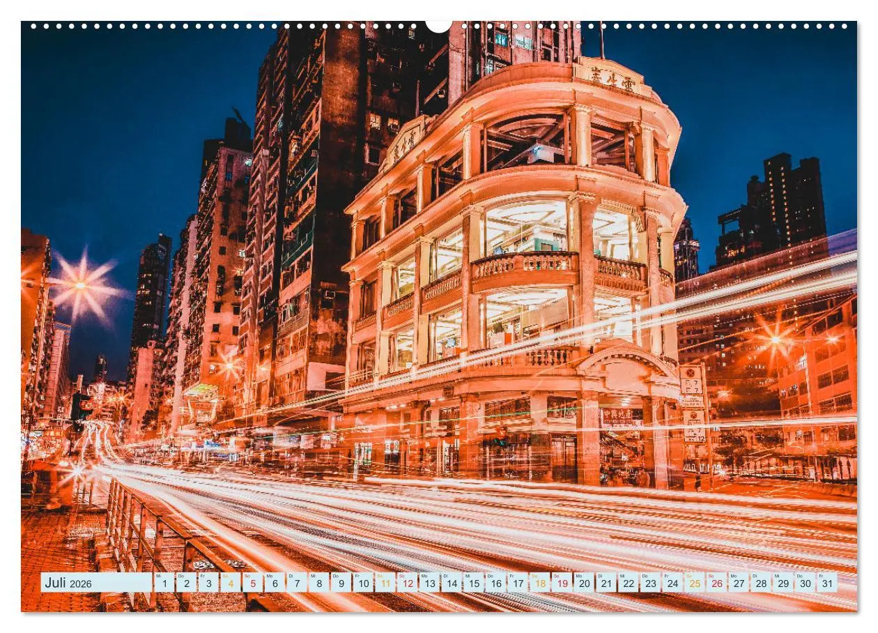 Bild: 9783457658642 | Hongkong Street (Wandkalender 2026 DIN A2 quer), CALVENDO...