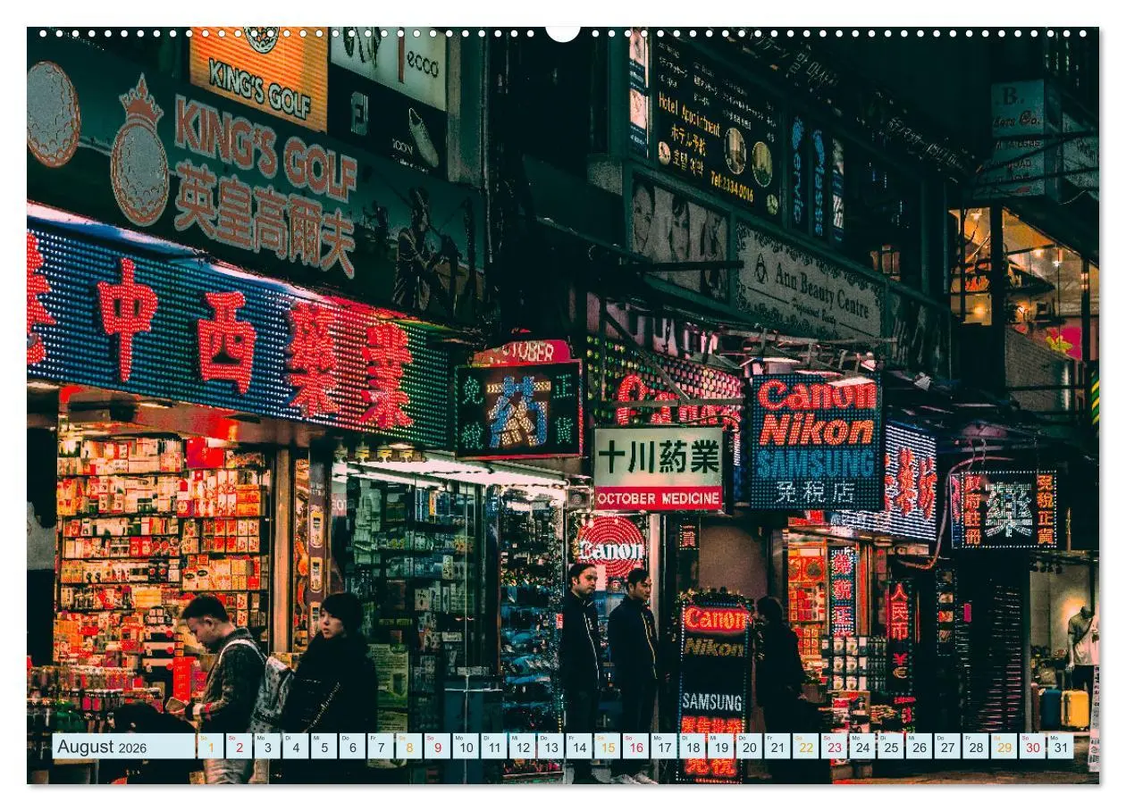 Bild: 9783457658642 | Hongkong Street (Wandkalender 2026 DIN A2 quer), CALVENDO...