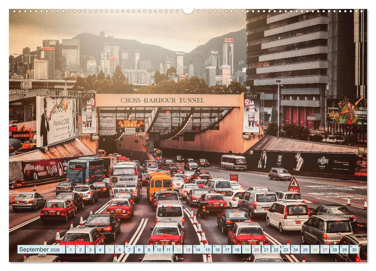 Bild: 9783457658642 | Hongkong Street (Wandkalender 2026 DIN A2 quer), CALVENDO...